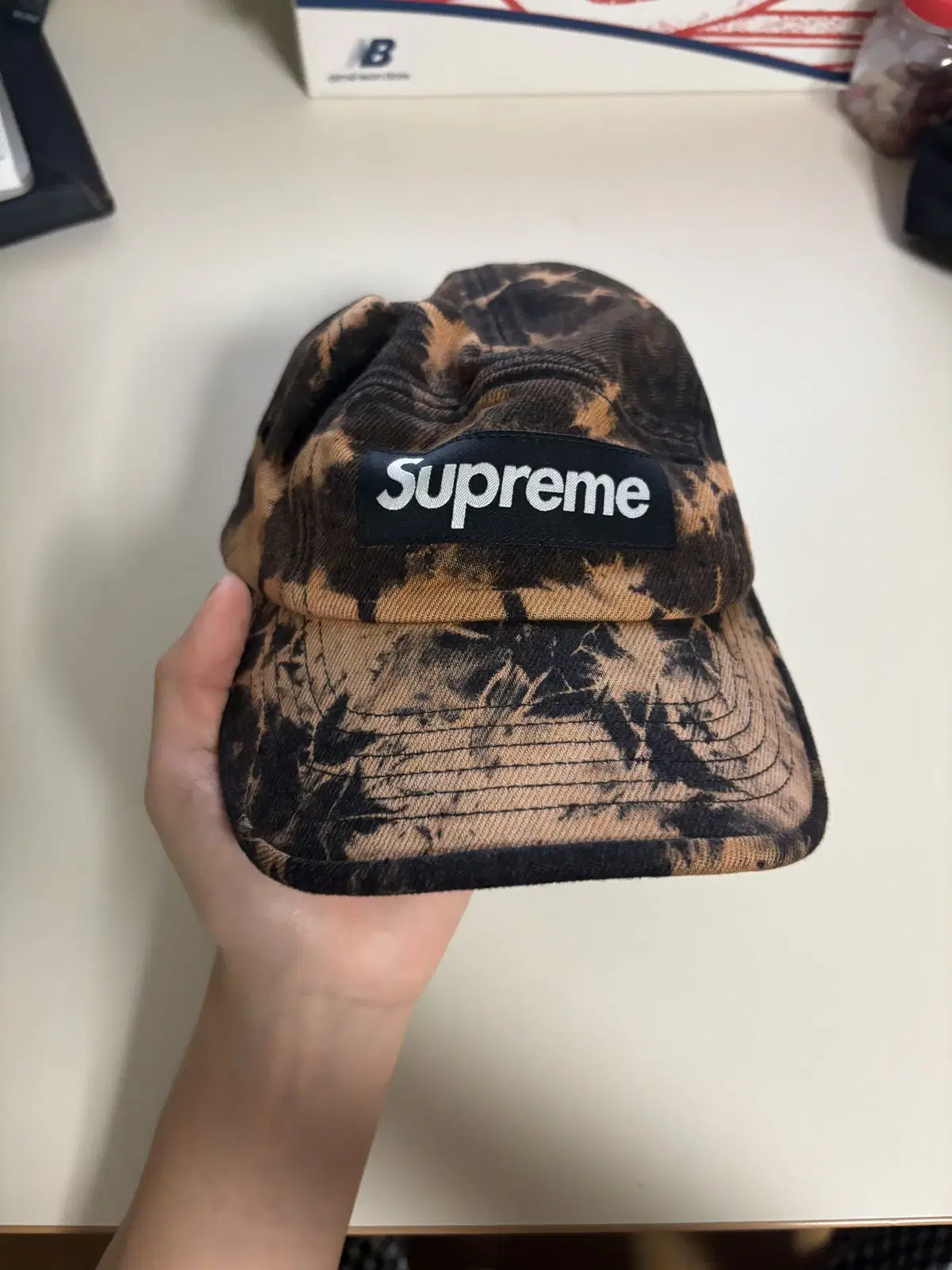 Supreme Denim Camp Cap Dyed Rust (22FW)